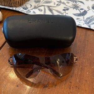 CHANEL Dark Brown Sunglasses